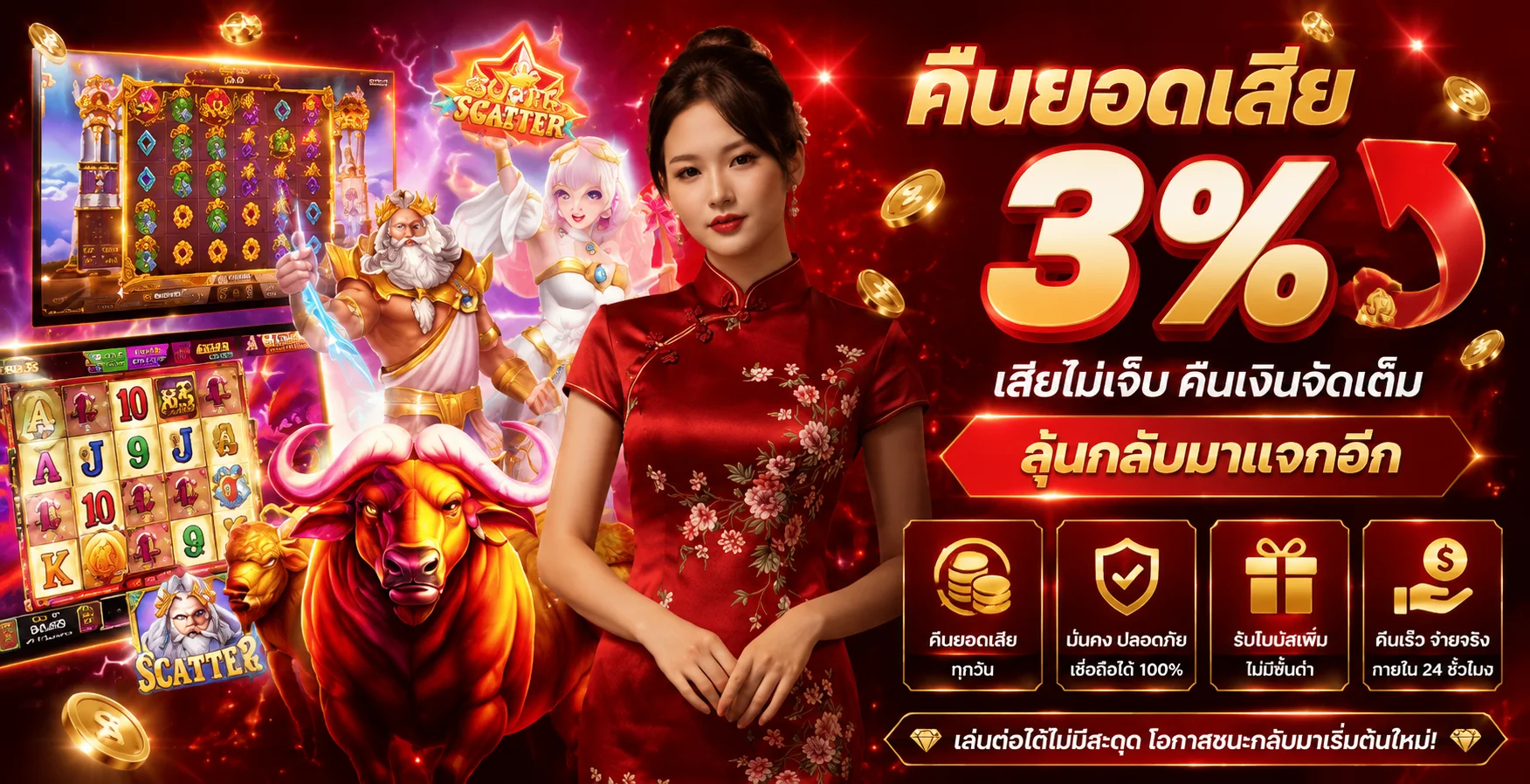 โต๊ะบาคาร่าสดคาสิโนออนไลน์เว็บตรงบน SEXYGAME24